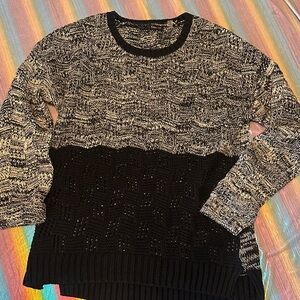 Black and White Women's Sweater
